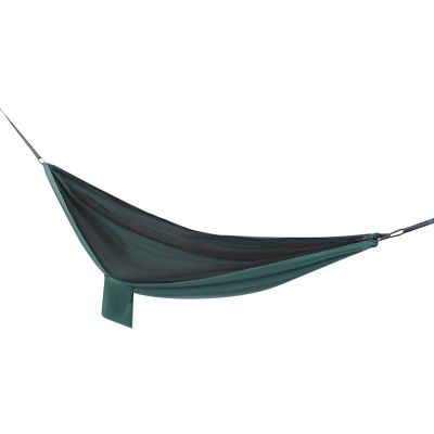 Camping Hammock, Portable Hammocks with Mosquito Net Tent and Rain Fly Tarp,Heavy Duty Tree Strap Nylon Parachute Hammock for Outdoor Backpacking Hiking Camping Traveling 440Lbs (Black+Blackish Green)