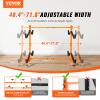VEVOR Freestanding Kayak Storage Rack, Kayak Stand for 4 Kayak Canoe Paddleboard, Heavy-duty Steel Kayak Hanger Holder with Padded Arms and Adjustable Width, 220LBS Max Load, for Indoor Outdoor Garage view 2