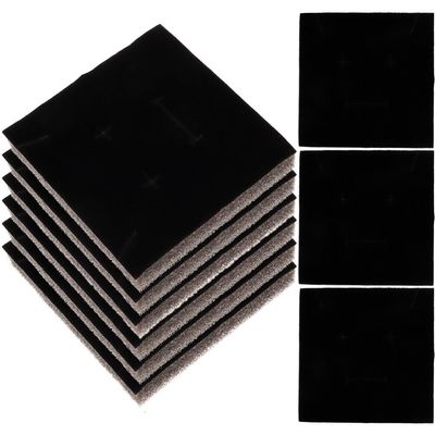 ABOOFAN Jewelry Box Lining Sponge Insert 1.69X1.69X0.78In Ring Organizer Insert with Slots for Earrings Brooches Rings Storage and Display