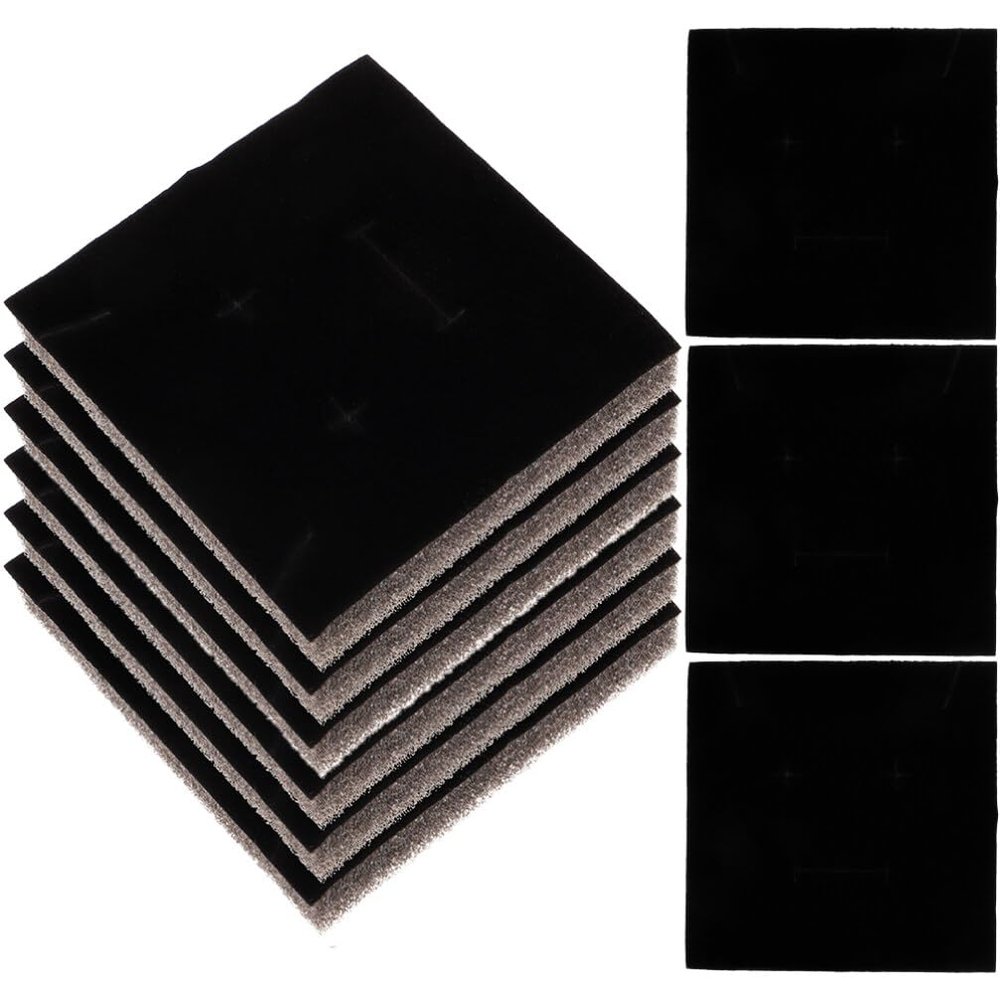 ABOOFAN Jewelry Box Lining Sponge Insert 1.69X1.69X0.78In Ring Organizer Insert with Slots for Earrings Brooches Rings Storage and Display