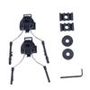 Fast Rail Helmet Adapter for Headset, Black Plastic Metal Mount view 1