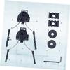 Fast Rail Helmet Adapter for Headset, Black Plastic Metal Mount view 3