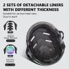 Skateboard Bike Helmet for Adults Women Men Youth Kids (2-3-5-8-14+ Years Boys Girls) - Lightweight Multi-Sport Adjustable Helmets for Bicycle Skateboard Scooter Skate Cycling view 3