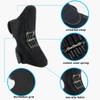 TANGABA Joint Support Knee Braces 2 Pack(Upgraded), Non-Slip Support Brace for Men Women, Knee Pain Relief Brace Powerful Rebound Spring Force Protection Booster for Climbing, Squat, Volleyball-Black view 2