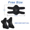 TANGABA Joint Support Knee Braces 2 Pack(Upgraded), Non-Slip Support Brace for Men Women, Knee Pain Relief Brace Powerful Rebound Spring Force Protection Booster for Climbing, Squat, Volleyball-Black view 3