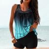 XUNRYAN 2025 Women Ladies Tankini Bathing Suits Sexy Slimming Tummy Control Swimsuit Two Piece Swim Suits Summer Outfit view 2