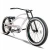 MICARGI Bronco3.0 26/29 Inch Beach Cruiser Bike for Men, Steel Frame,1/7 Speed, Hi-Rise Handlebar, Three Piece Cranksets,Fat Tire Bike, Mens Bike, Complete Cruiser Bikes (26" White) view 2