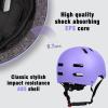 Skateboard Bike Helmet for Adults Women Men Youth Kids (2-3-5-8-14+ Years Boys Girls) - Lightweight Multi-Sport Adjustable Helmets for Bicycle Skateboard Scooter Skate Cycling view 2