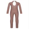 Miutii Kids Girls Full Body Long Sleeve Gymnastics Leotard Sparkly Bodysuit Dance Figure Skating Unitards Jumpsuit Dusty Pink 6 Years view 4