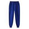 Womens Cinch Bottom Sweatpants Teen Girls Trendy High Waist Sporty Gym Active Jogger Pants Pockets Lounge Trousers Blue view 1