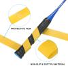 PATIKIL 43.3" Tennis Racket Grip Tape, 8 Pack Anti Slip Absorbent PU Badminton Overgrip Racquet Grip Tape for Baseball Pickleball Paddle, Yellow view 3
