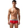 Wayonge Mens Boxers Briefs Breathable Mens Trunk Underpanties for Daily Wear Men's Underwear (Medium,Red) view 1