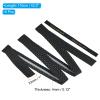 PATIKIL 43.3" Tennis Racket Grip Tape, 5 Pack Anti Slip PU Badminton Overgrip New Racquet Grip Absorbs Sweat Dots Tape with Raised Ridges for Baseball Pickleball Paddle, Black view 2
