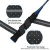 PATIKIL 43.3" Tennis Racket Grip Tape, 5 Pack Anti Slip PU Badminton Overgrip New Racquet Grip Absorbs Sweat Dots Tape with Raised Ridges for Baseball Pickleball Paddle, Black view 3