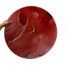 Round Glass Table Top, Imitation Marble Texture, Round Glass Dining Table Top, Round Tempered Glass Table Top, Thick Tempered Glass Round Table Top, Long Lasting Clear Glass ( Color : Red , Size : 100 view 1