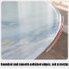 Round Glass Table Top, Imitation Marble Texture, Round Glass Dining Table Top, Round Tempered Glass Table Top, Thick Tempered Glass Round Table Top, Long Lasting Clear Glass ( Color : Red , Size : 100 view 3
