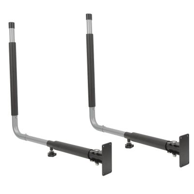 Universal Roof Rack, Adjustable Foldable Aluminum Wall Mount with 110 lbs Capacity for Travelers, Kayakers, Surfers, Canoe Enthusiasts