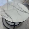 Round Tempered Glass Table Top, Round Glass Table Top, Flat Circular Sheet, Tempered Flat Edge Polish Glass Table Top, Round Glass Dining Table Top, Thick Tempered Glass Round Table Top ( Color : Red view 2