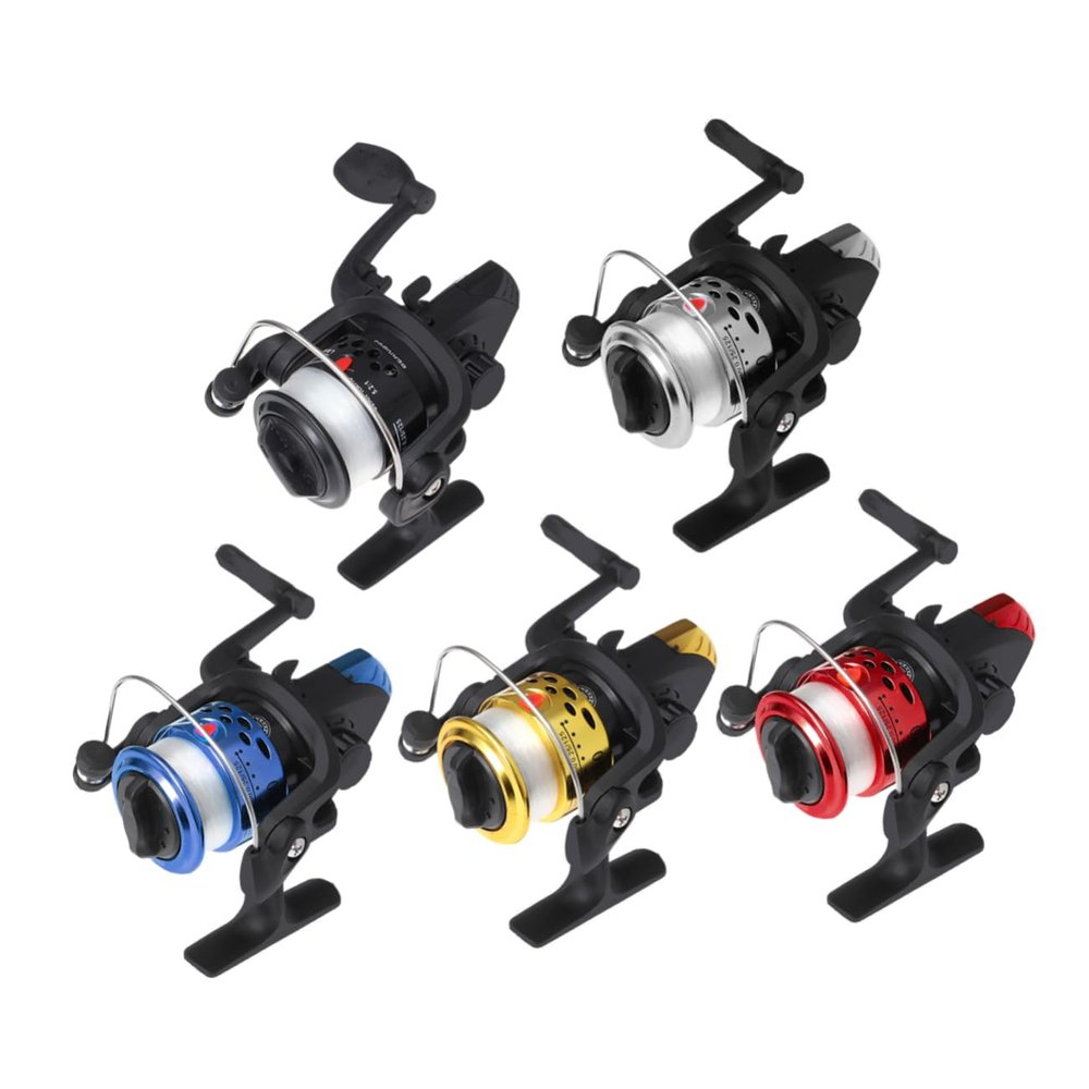 BIUDECO Metal Construction Small Fishing Reel 200 Mini Reel for Saltwater Lake Fishing
