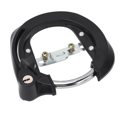Crab Claw Lock, Horseshoe Lock Alloy with 2 Keys Horseshoe Lock for Mountain Road Folding