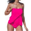 XUNRYAN 2024 Womens 2024 Tankini Swimsuit Tummy Control Flowy Swimwear Two Piece Bathing Suits Swim Tank Top with Boy Shorts view 1
