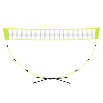 Portable Badminton Net, Free Standing Badminton Net with Stand, for Backyard Gym Driveway Park, Easy to Install (Color : Green, Size : 3x1.55m/10x5.08ft)
