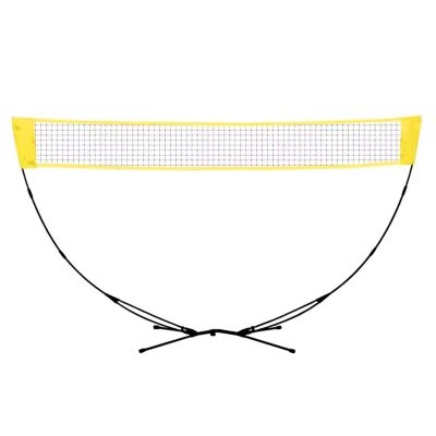 JOSLIFE Portable Badminton Net, Free Standing Badminton Net with Stand, for Backyard Gym Driveway Park, Easy to Install (Color : Yellow, Size : 3x1.55m/10x5.08ft)