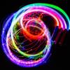 XLTEAM LED Fiber Optic Dance Whip, 360 Swivel Pixel Whip Rechargeable, 10 Colours 36 Effect Modes, 130 Optical Fibers, for Nightclub Party Bar Atmosphere Props, USB Charging, Pink Handle view 4