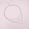 Andelaisi Boho Layered Star Necklace Choker Silver Star Choker Necklace Vintage Mini Star Pendant Necklace Multilayer Star Chain Necklace Jewelry for Women view 3