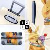 AQUNNEW Enhance Your Travel Experience with Elastic Suitcase Covers The Ultimate Luggage Cover Protector for Every Suitcase Style and Size Girl view 4