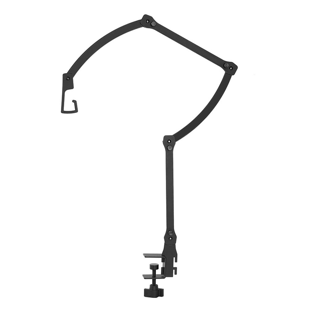 LSBDJDL Collapsible Lantern Stand for Camping Heat lamp Holder Portable lamp Holder Camping lamp Accessories Camping Equipment Camping Essentials Reptile Heat lamp Holder (360Swing arm)