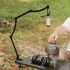 LSBDJDL Collapsible Lantern Stand for Camping Heat lamp Holder Portable lamp Holder Camping lamp Accessories Camping Equipment Camping Essentials Reptile Heat lamp Holder (360Swing arm) view 4