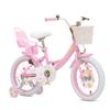 Bixike Girls Bike with Basket for Toddlers and Kids Aged 3-14 Years Old, 12 14 16 18 Inch with Training Wheels & Doll Seat, 20 Inch with Kickstand & Rear Rack, Princess Style Bicycle for Gift. view 1