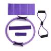5 Pcs Yoga Fitness Set, Pilates Rings, Latex Towel, Chest Expander Rope and Stretch Belt, Comprehensive Resistance Workout Kit view 1