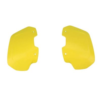 SCMYK Handguard Handlebar Motorcycle Handguards Extension Wind Shield Bike Motorbike Hand Guards Plastic Cover Handguard Hand Guards Protectors (Color : Yellow)