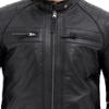 Men's Combo Gift Set Offer | Original Lambskin | Black Leather Jacket & Free Wallet (MARIAH Diamond Miami Cafe Racer D-968377, US, Alpha, XX-Large, Regular, Regular) view 3