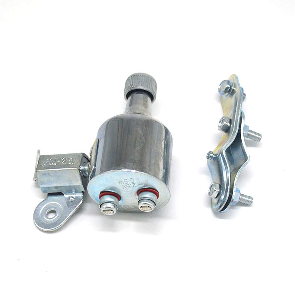 NineFit Basics Motorized Friction Generator Motorized Friction Rear Light Kit Accessories 12V 6W Generator for Dynamo Silver