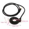 Electric Bike Pedal, Anti-Slip Dual Hall Sensor High Sensitivity 36V 48V Interface Durable Cycling Pedal for Men Women Fitness Training Commuting view 2