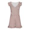 Women Swim Romper with Built in Bra and Pockets, One Piece Full Coverage Bathing Suits Boyleg Jumpsuit Swimsuit Cute Swimsuit for Women Pink view 3