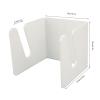 Gsycle Skateboard Rack, Wall Mount Skateboard Hanger Acrylic Skateboard Holder Skateboard Display Shelf for Skis Cruiser Boards(White) view 4