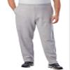 KingSize Men's Big & Tall Fleece Open-Bottom Sweatpants - 9XL, Heather Grey view 1