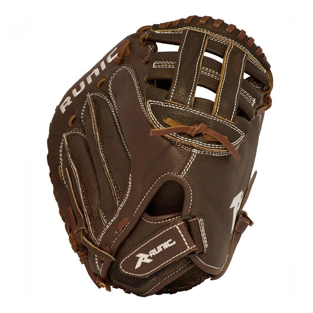 Runic RFCP2 Softball Catcher's Glove 33 Inches Right Hand Throw, Brown