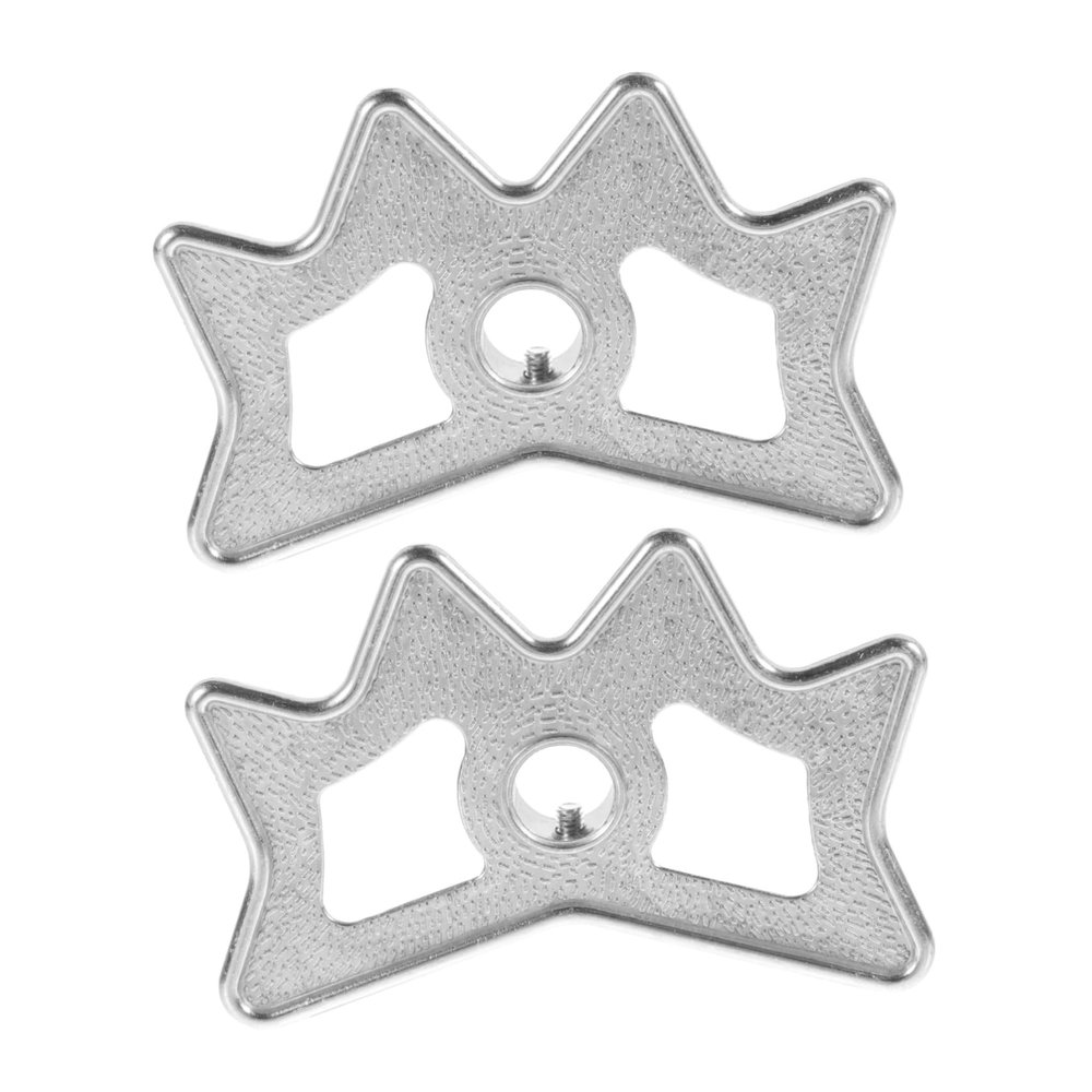 Gogogmee 2pcs Metal Billiards Cue Stick Bridge Rest Pool Cue Holder for Snooker Billiard Accessories Lightweight Design Compatible Sticks