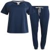 Lucky Brand Women's Pajama Set - 2 Piece Sleep Shirt and Lounge Jogger Pants with Pockets - Sleepwear for Women (S-XL), Size Small, Indigo view 1