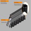 Combo of 2 | Side Saddle Shutgun Shell Holder V2 & Reflex Sight Red Green Reticles with Weaver Picatinny Rail Mount, Compatible with Mossberg 500/590/Shockwave Series Shutguns view 4