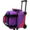Pyramid Path Pro Deluxe Single Roller Bowling Bag (Purple/Hot Pink) view 1