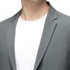 DGHM-JLMY Men Business Two Button Suit Jacket Casual Sport Coat Slim Fit Lightweight Blazer Jacket (5X-Large,Dark Grey) view 2