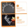 HAKIDZEL Rhinestone Crown Bridal Tiara for Women and Girls Silver view 2