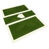 Baseball Softball Hitting Batting Mat 8' x 6'. Practice Stance Swing Alignment with Home Plate with Batters Box. view 1