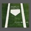 Baseball Softball Hitting Batting Mat 8' x 6'. Practice Stance Swing Alignment with Home Plate with Batters Box. view 3